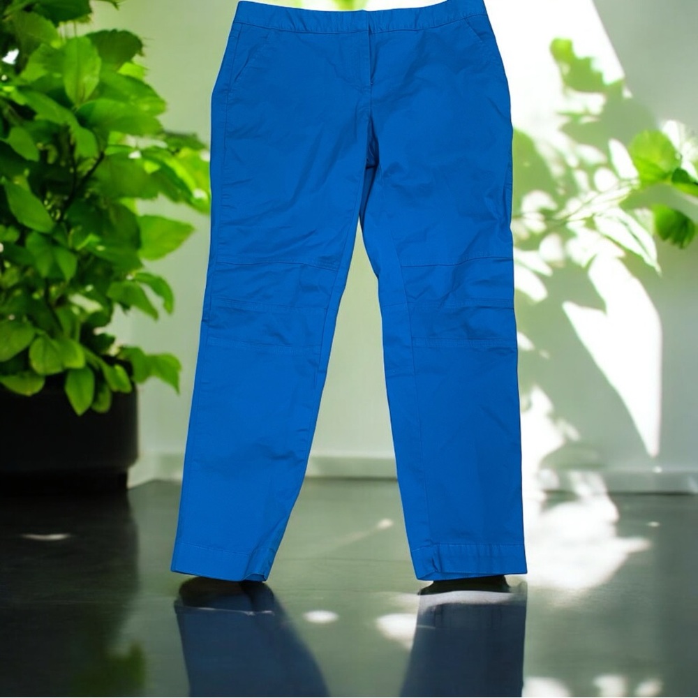 Derek Lam Womens Pant Size 10 Casual Lightweight Colorful Blue 25.5" L, 30" W